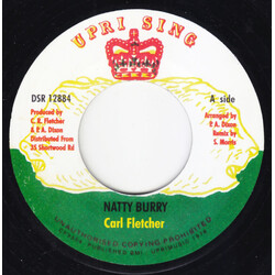 Carl Fletcher Natty Burry USED VINYL 7INCH 45 RPM REISSUE