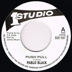 Pablo Black Push Pull USED VINYL 7INCH 45 RPM REISSUE