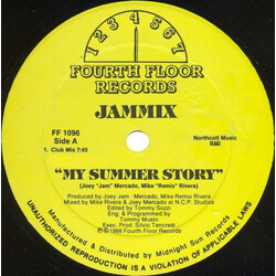 Jammix My Summer Story USED VINYL 12INCH 33 S RPM