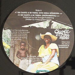 Quantic & His Combo Bárbaro Un Canto A Mi Tierra USED VINYL 12INCH 33 S RPM SINGLE