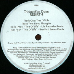 Trinidadian Deep Rebirth USED VINYL 12INCH 33 S RPM LIMITED EDITION