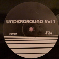 Unknown Artist Underground Vol 1 Detroit USED VINYL 12INCH 45 RPM