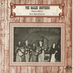 Bailes Brothers Early Radio Favorites Vinyl LP USED