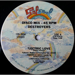 Destroyers (2) 'Lectric Love / Slave Of Love USED VINYL 12INCH 45 RPM SINGLE STEREO