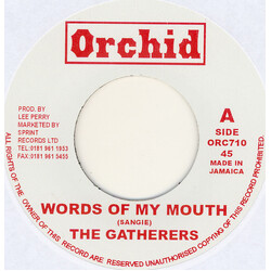 The Gatherers Words Of My Mouth USED VINYL 7INCH 45 RPM REISSUE