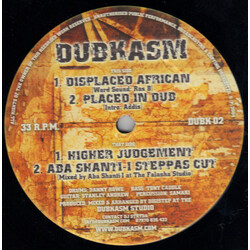 Dubkasm Displaced African / Higher Judgement USED VINYL 12INCH 33 S RPM