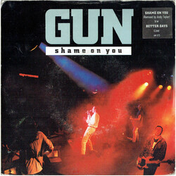 Gun (2) Shame On You USED VINYL 7INCH 45 RPM SINGLE STEREO