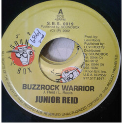 Junior Reid Buzzrock Warrior USED VINYL 7INCH 45 RPM