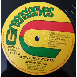 Dennis Brown Slow Down Woman USED VINYL 12INCH