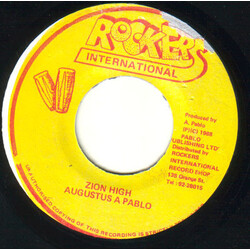 Augustus Pablo Zion High USED VINYL 7INCH 45 RPM SINGLE REPRESS