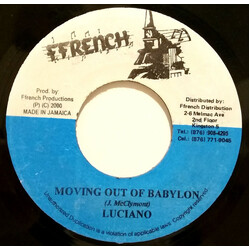 Luciano (2) Moving Out Of Babylon USED VINYL 7INCH 45 RPM REPRESS
