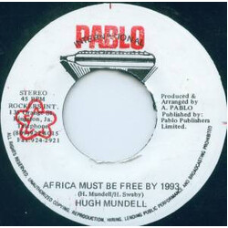 Hugh Mundell Africa Must Be Free By 1993 USED VINYL 7INCH SINGLE REPRESS