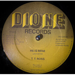 T.T. Ross He Is Mine USED VINYL 12INCH 45 RPM