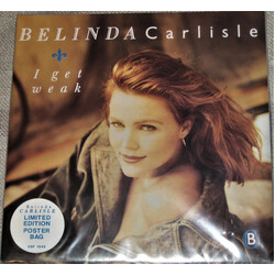 Belinda Carlisle I Get Weak USED VINYL 7INCH 45 RPM SINGLE LIMITED EDITION