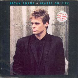 Bryan Adams Hearts On Fire USED VINYL 7INCH 45 RPM SINGLE LIMITED EDITION