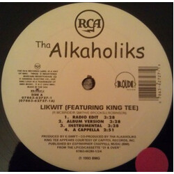Tha Alkaholiks Likwit / Only When I'm Drunk USED VINYL 12INCH 33 S RPM REPRESS