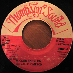 Linval Thompson Wicked Babylon USED VINYL 7INCH REISSUE