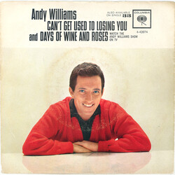 Andy Williams Can't Get Used To Losing You USED VINYL 7INCH 45 RPM SINGLE