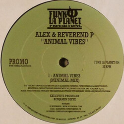 Alex Finkin & Reverend P Animal Vibes USED VINYL 12INCH 33 S RPM PROMO
