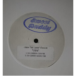 Chris "The Greek" Panaghi OPA USED VINYL 12INCH 45 RPM WHITE LABEL