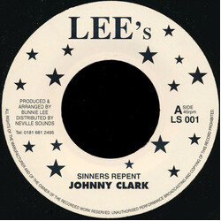 Johnny Clarke / The Aggrovators Sinners Repent / Sinners Dub USED VINYL 7INCH 45 RPM