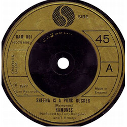 Ramones Sheena Is A Punk Rocker USED VINYL 7INCH 45 RPM SINGLE