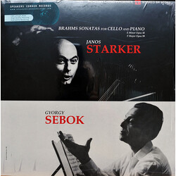 Johannes Brahms / Janos Starker / György Sebök Cello And Piano Sonatas Vinyl LP USED