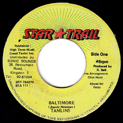 The Tamlins Baltimore / Kingston Town USED VINYL 7INCH 45 RPM