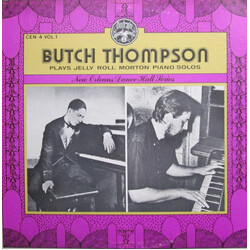 Butch Thompson Plays Jelly Roll Morton Piano Solos Vinyl LP USED