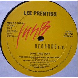Lee Prentiss Love This Way USED VINYL 12INCH 45 RPM STEREO