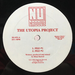 The Utopia Project File #1 USED VINYL 12INCH 33 S RPM