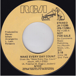 The New York Community Choir Make Every Day Count USED VINYL 7INCH 45 RPM PROMO STEREO MONO