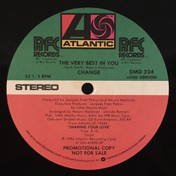 Change The Very Best In You USED VINYL 12INCH 33 S RPM PROMO
