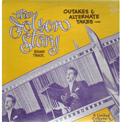 Al Jolson The Jolson Story: Outakes & Alternate Takes Vinyl LP USED