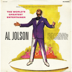 Al Jolson The World's Greatest Entertainer Vinyl LP USED