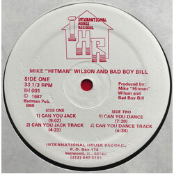 Mike "Hitman" Wilson / Bad Boy Bill Can You Jack USED VINYL 12INCH 33 S RPM