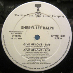 Sheryl Lee Ralph Give Me Love USED VINYL 12INCH 33 S RPM SINGLE STEREO