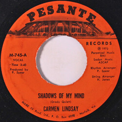 Carmen Lindsay (2) Shadows Of My Mind USED VINYL 7INCH 45 RPM