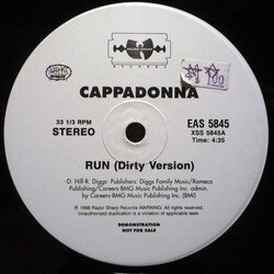 Cappadonna Run USED VINYL 12INCH PROMO