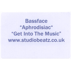 Bassface Aphrodisiac / Get Into The Music USED VINYL 12INCH WHITE LABEL