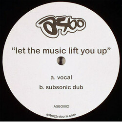 Asbo Let The Music Lift You Up USED VINYL 12INCH PROMO