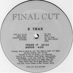 2 Trax Track It USED VINYL 12INCH 33 S RPM