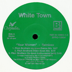 White Town Your Woman - Remixes USED VINYL 12INCH 33 S RPM PROMO