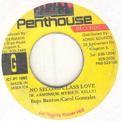 Buju Banton / Carol Gonzalez No Second Class Love USED VINYL 7INCH 45 RPM