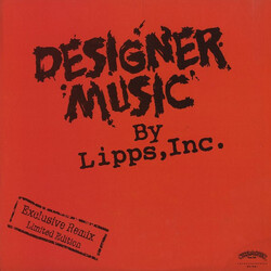 Lipps, Inc. Designer Music (Exclusive Remix) USED VINYL 12INCH 33 S RPM LIMITED EDITION PROMO STEREO