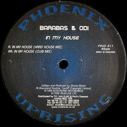 Barabas & OD1 In My House USED VINYL 12INCH PROMO