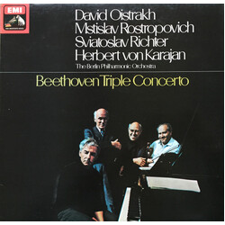 David Oistrach / Mstislav Rostropovich / Sviatoslav Richter / Herbert Von Karajan / Berliner Philharmoniker / Ludwig van Beethoven Triple Concerto Vin