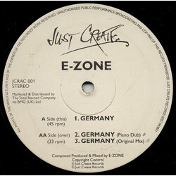 E-Zone Germany USED VINYL 12INCH