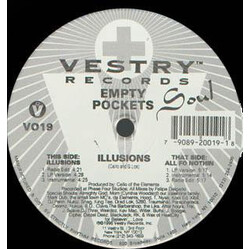 Empty Pockets Illusions / All Fo Nothin USED VINYL 12INCH 33 S RPM