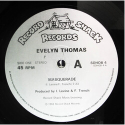 Evelyn Thomas / Carol Jiani Masquerade USED VINYL 12INCH 45 RPM